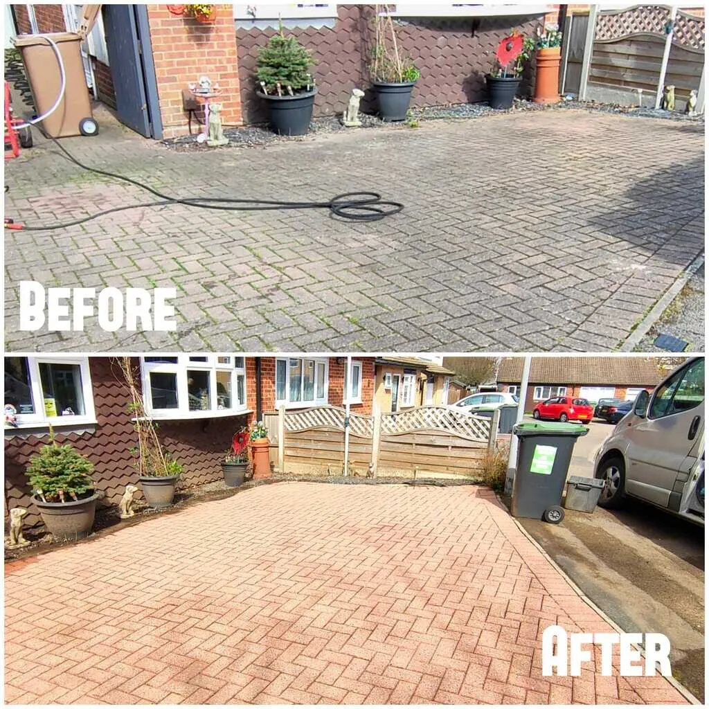 Driveway Before and After