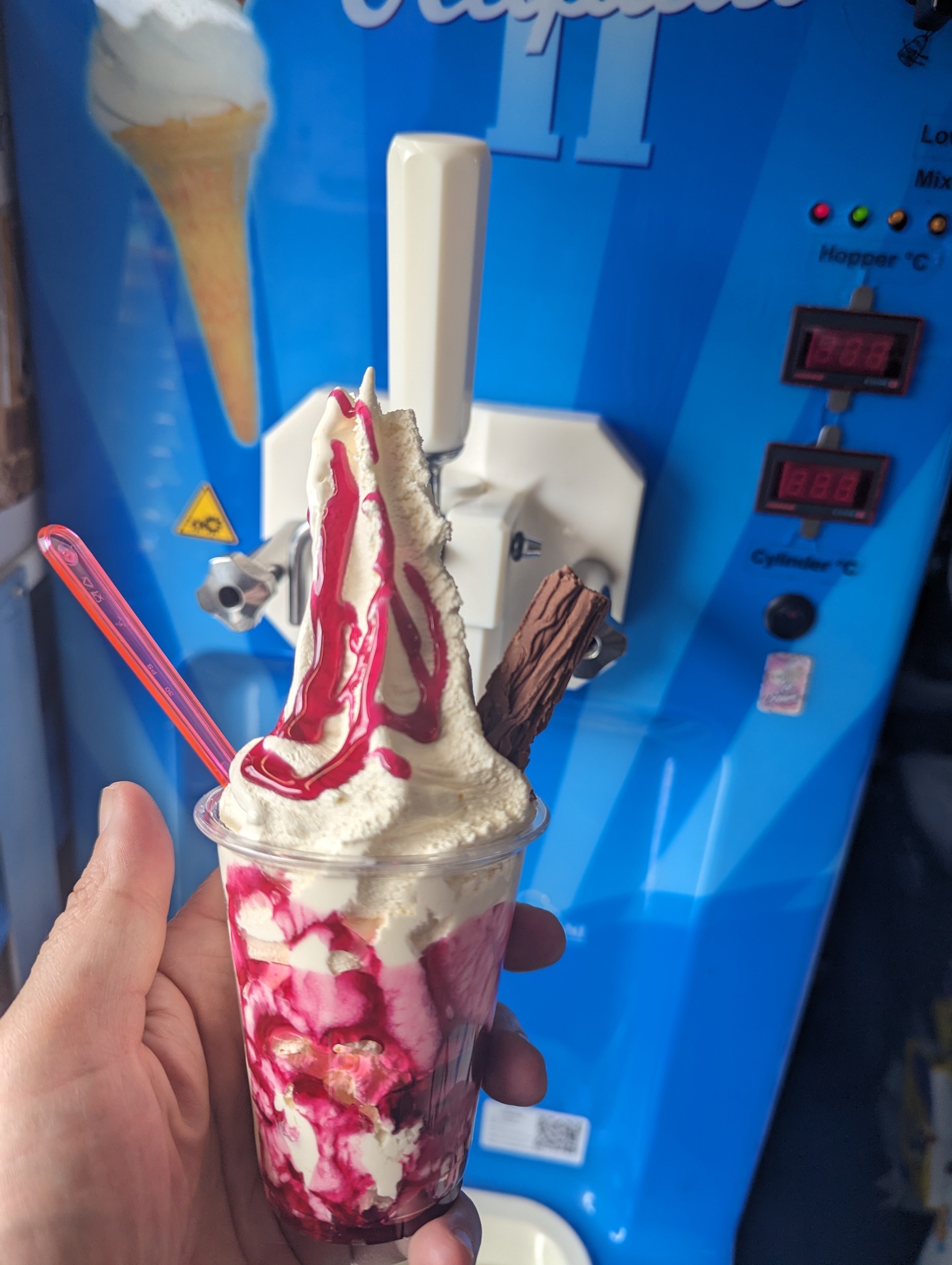 99 Cone with Red Sauce