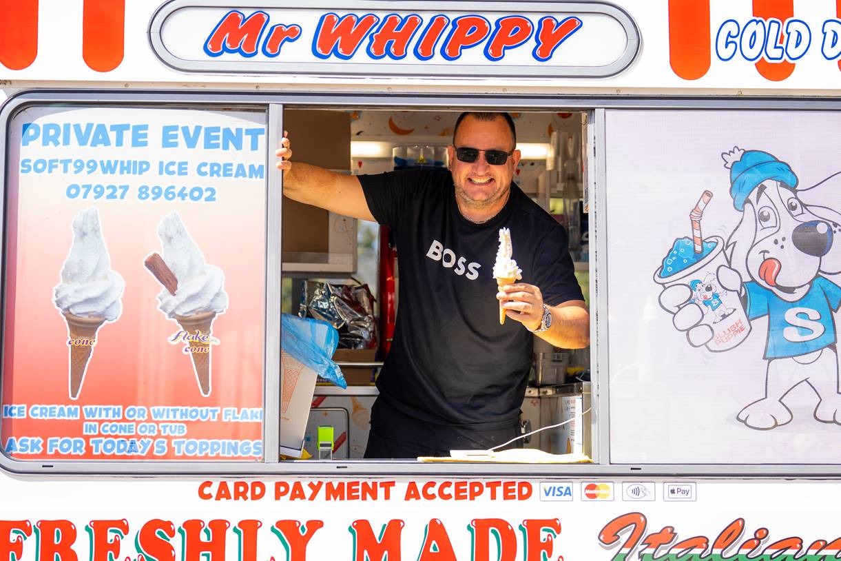 Serving with a smile